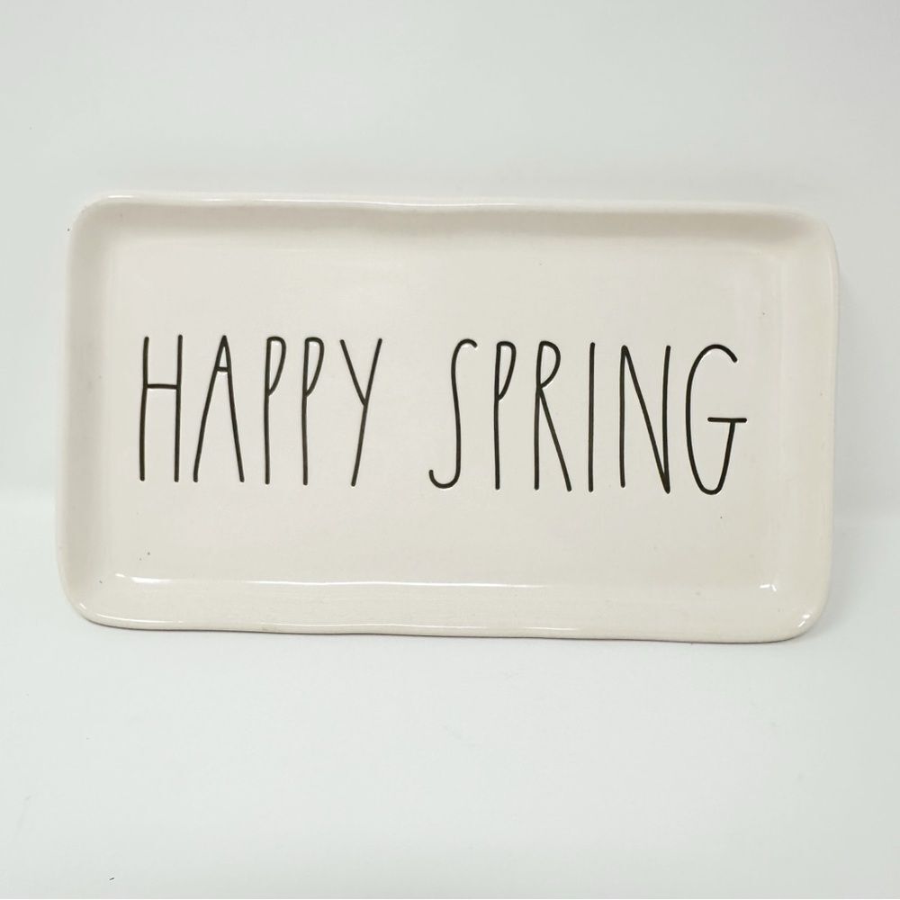 RAE DUNN HAPPY‎ SPRING TRAY